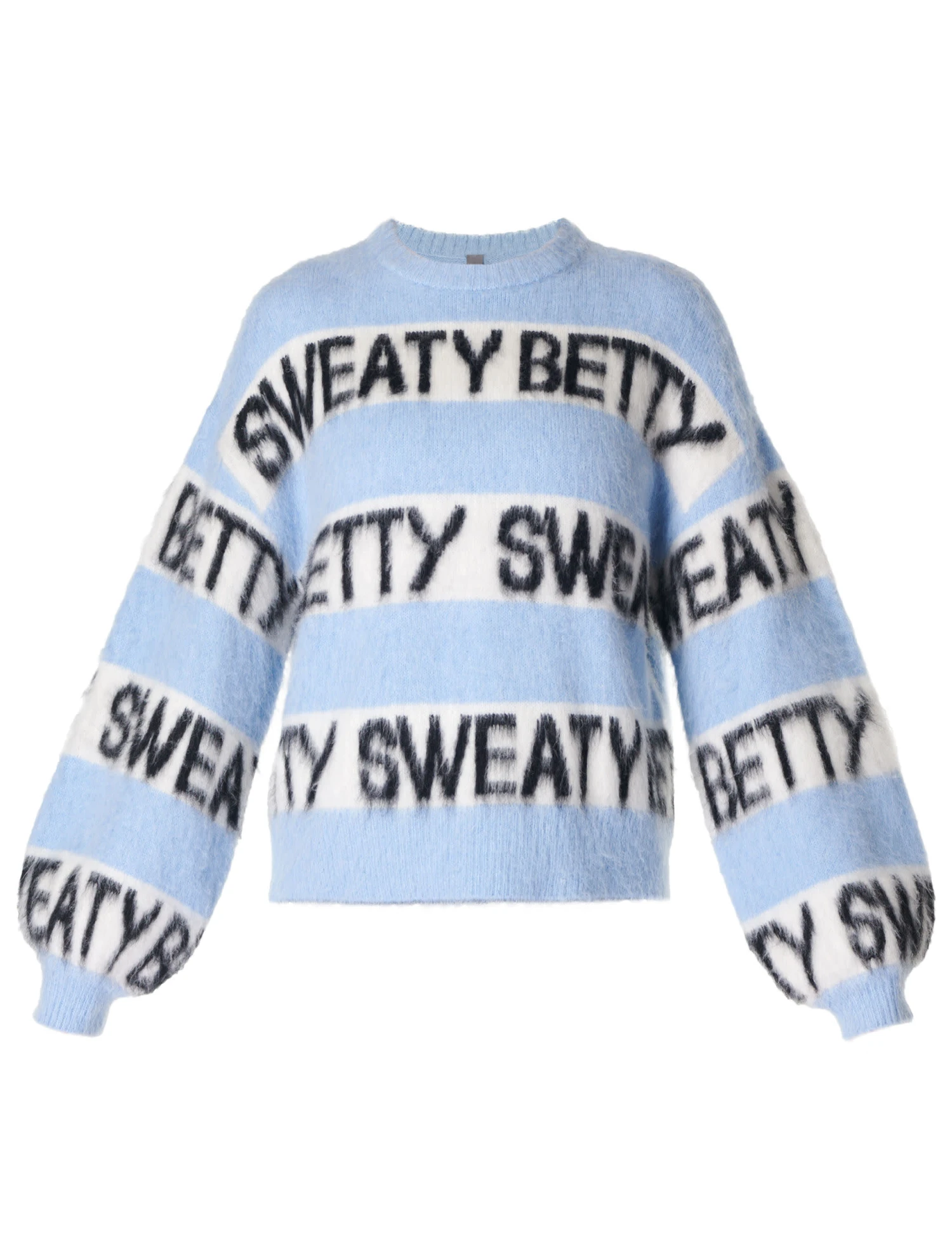 Sweaty Betty Wool Blend Slogan Jumper With Alpaca 2 Sweaty Betty Wool Blend Slogan Jumper With Alpaca - Image 2