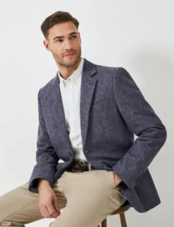 Wool Rich Prince Of Wales Check Blazer