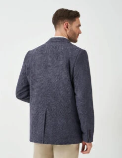 Wool Rich Prince Of Wales Check Blazer -Marksandspencer Sale Store Wool Rich Prince of Wales Check Blazer 3