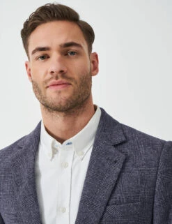 Wool Rich Prince Of Wales Check Blazer -Marksandspencer Sale Store Wool Rich Prince of Wales Check Blazer 4