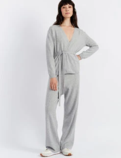 CHINTI & PARKER Wool Rich Wrap Cardigan With Cashmere