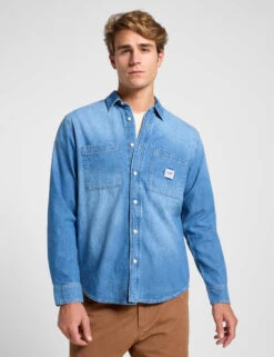 Lee Workwear Denim Shirt 22 Lee Workwear Denim Shirt -Marksandspencer Sale Store Workwear Denim Shirt 4