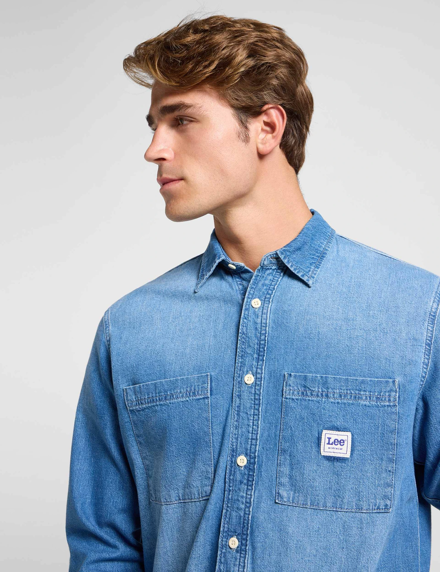 Lee Workwear Denim Shirt 8 Lee Workwear Denim Shirt - Image 8
