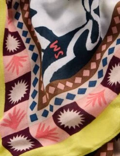 WHITE STUFF Woven Printed Scarf -Marksandspencer Sale Store Woven Printed Scarf 2