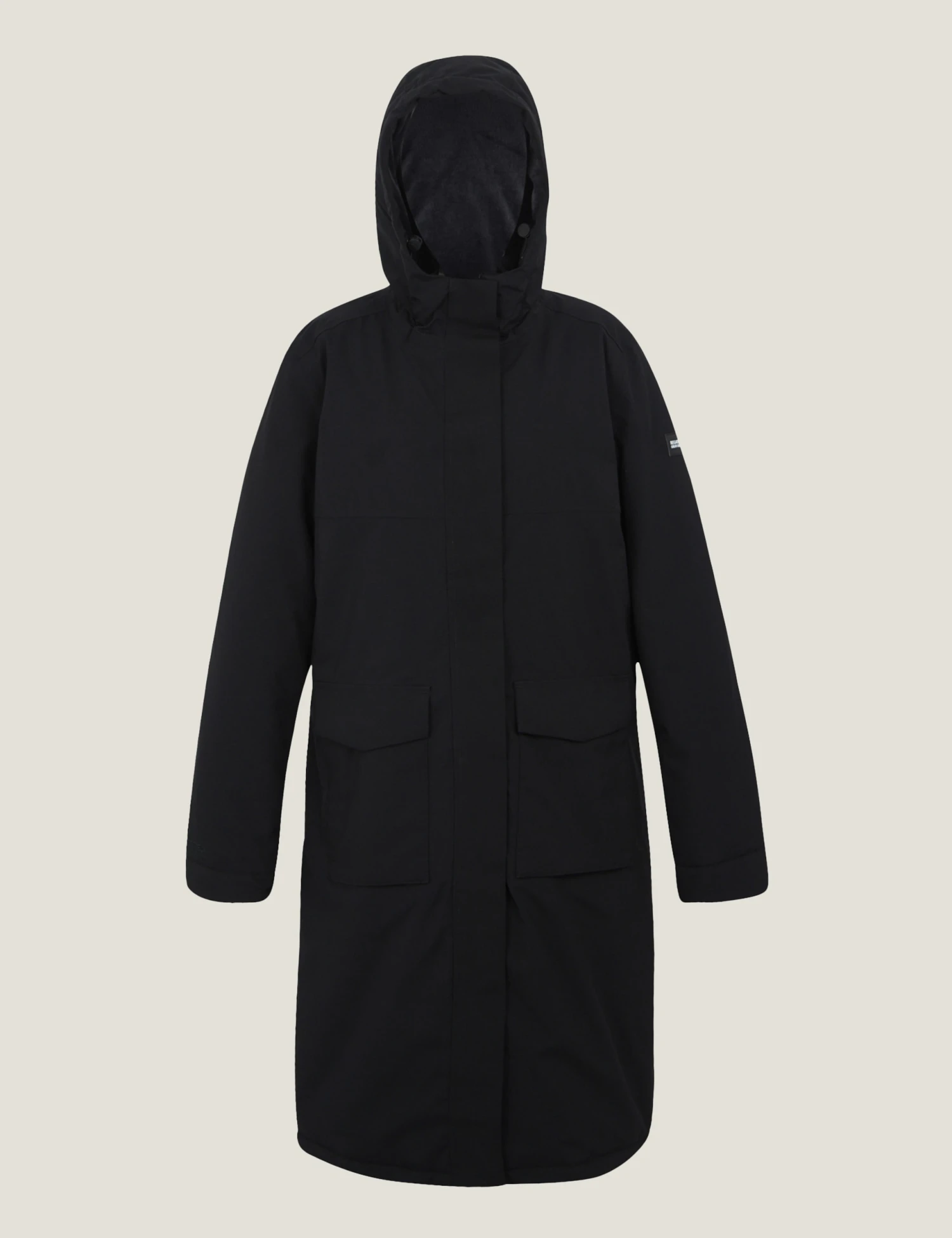 Regatta Yarli Waterproof Hooded Longline Raincoat 2 Regatta Yarli Waterproof Hooded Longline Raincoat - Image 2