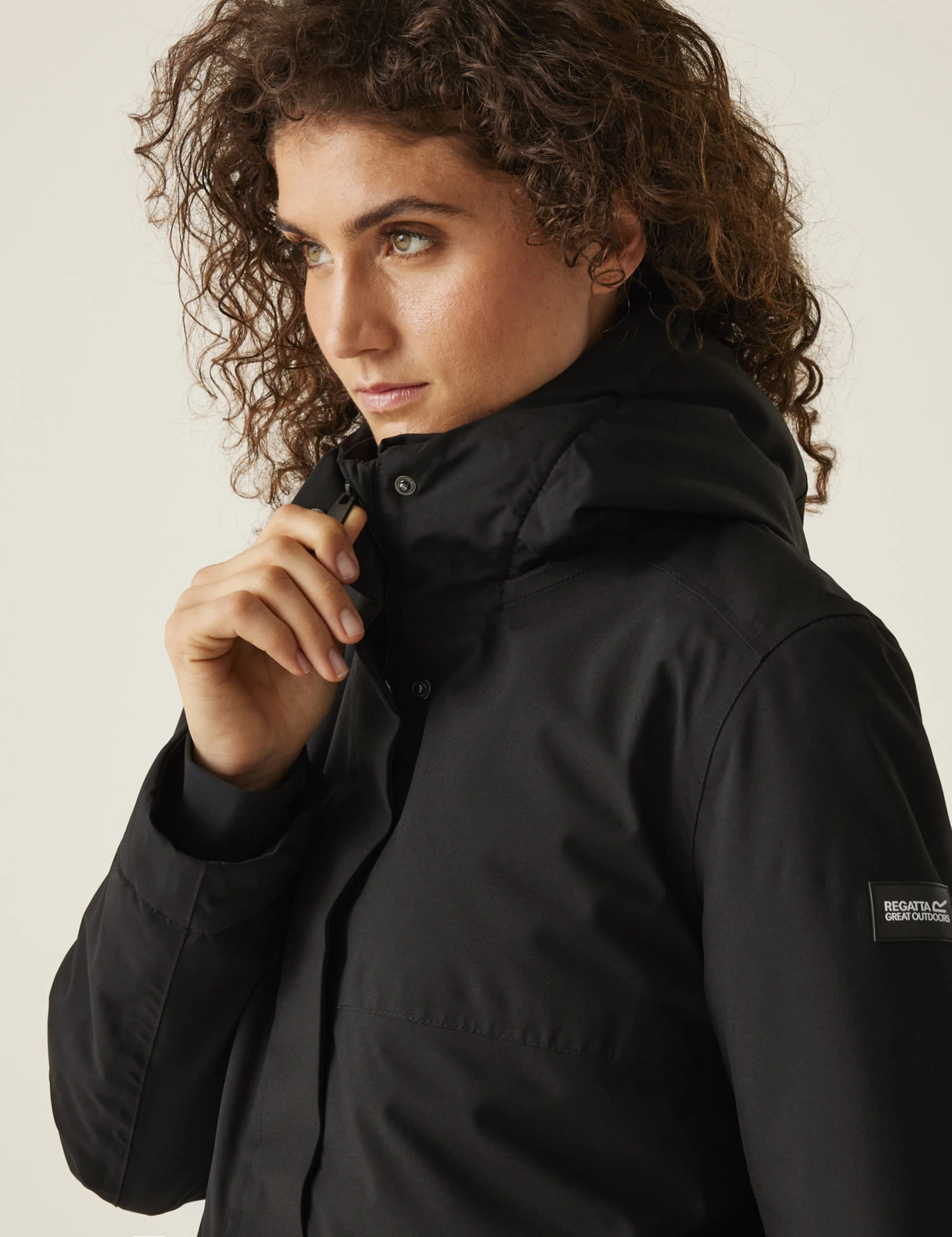 Regatta Yarli Waterproof Hooded Longline Raincoat 5 Regatta Yarli Waterproof Hooded Longline Raincoat - Image 5