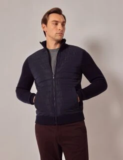 Zip Up Hybrid Jacket -Marksandspencer Sale Store Zip Up Hybrid Jacket 1