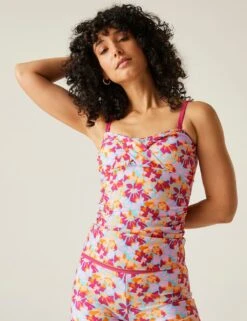 Regatta Aceana III Floral Bandeau Tankini Top -Marksandspencer Sale Store aceana iii floral bandeau tankini top 5
