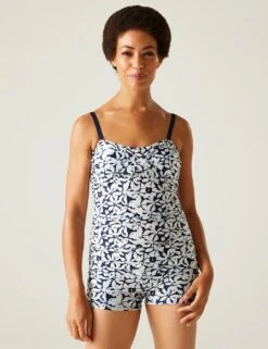 Regatta Aceana III Twist Front Bandeau Tankini Top -Marksandspencer Sale Store aceana iii twist front bandeau tankini top 7