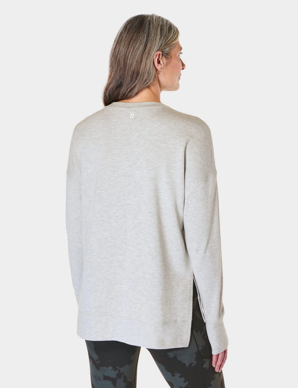 Sweaty Betty After Class Cotton Blend Longline Sweatshirt 15 Sweaty Betty After Class Cotton Blend Longline Sweatshirt - Image 15