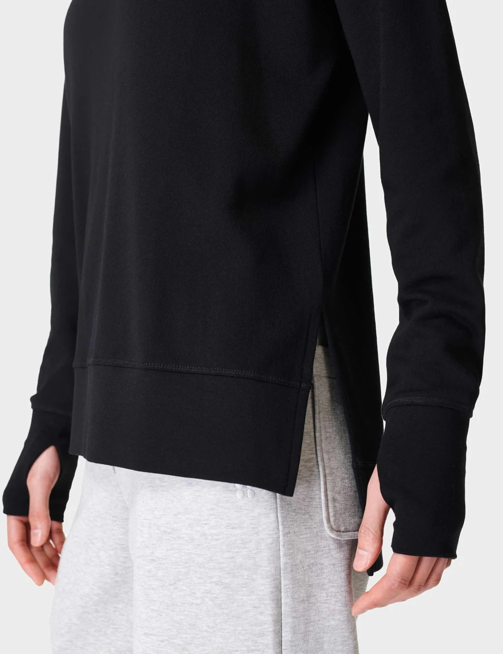 Sweaty Betty After Class Cotton Blend Longline Sweatshirt 10 Sweaty Betty After Class Cotton Blend Longline Sweatshirt - Image 10