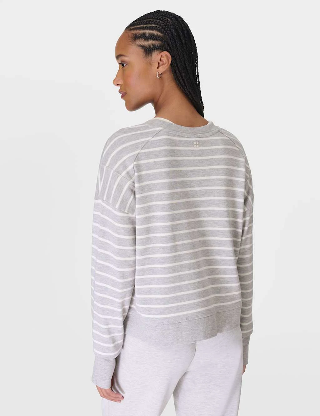 Sweaty Betty After Class Cotton Modal Crop Sweatshirt 13 Sweaty Betty After Class Cotton Modal Crop Sweatshirt - Image 13