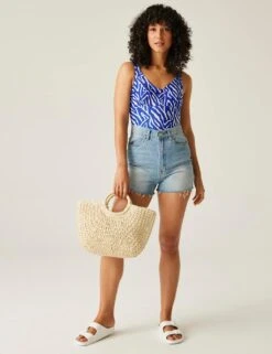 Regatta Alinae Tummy Control Swimsuit -Marksandspencer Sale Store alinae tummy control printed swimsuit 2