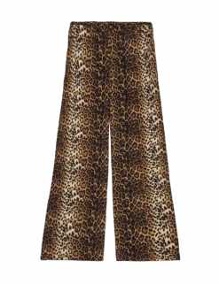 Animal Print Drawstring Wide Leg Trousers 27 Animal Print Drawstring Wide Leg Trousers -Marksandspencer Sale Store animal print drawstring wide leg trousers