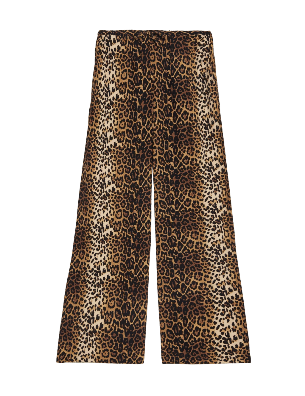 Animal Print Drawstring Wide Leg Trousers 8 Animal Print Drawstring Wide Leg Trousers - Image 8
