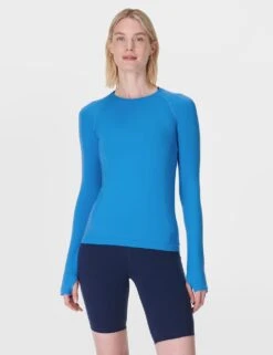 Sweaty Betty Athlete Seamless Gym Crew Neck Top -Marksandspencer Sale Store athlete seamless gym crew neck top 8