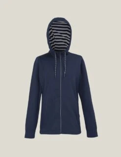 Regatta Bayletta Cotton Rich Striped Zip Up Hoodie -Marksandspencer Sale Store bayletta cotton rich striped zip up hoodie 8
