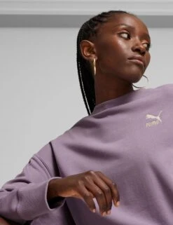 Puma Better Classics Relaxed Pure Cotton Sweatshirt -Marksandspencer Sale Store better classics relaxed pure cotton sweatshirt 13