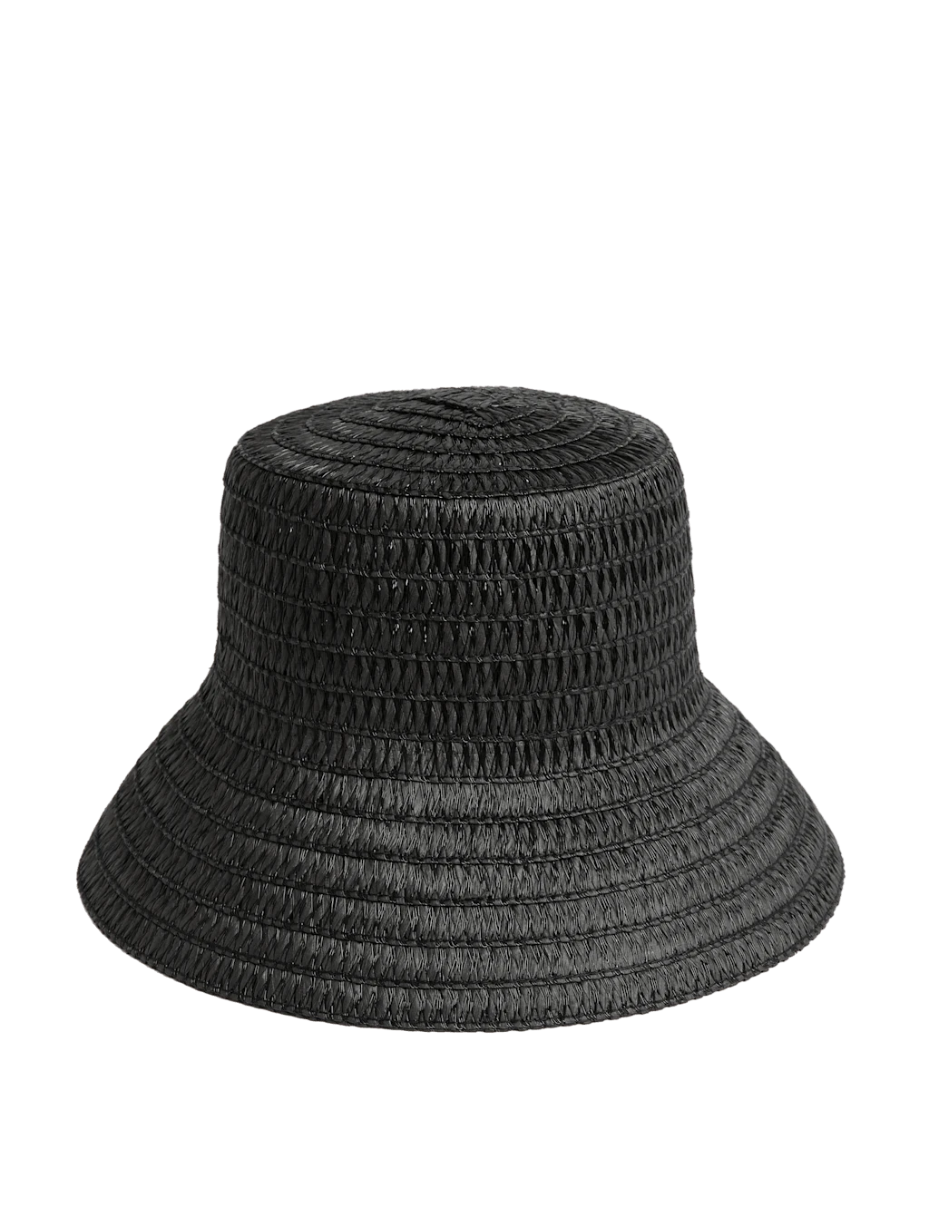 Braided Wide Brim Bucket Hat 2 Braided Wide Brim Bucket Hat - Image 2