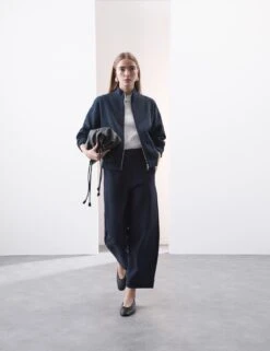 Brushed Barrel Leg Ankle Grazer Joggers 25 Brushed Barrel Leg Ankle Grazer Joggers -Marksandspencer Sale Store brushed barrel leg ankle grazer joggers 11