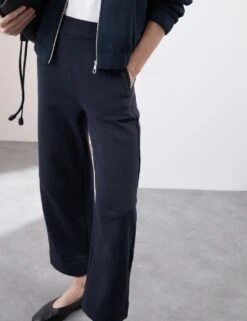 Brushed Barrel Leg Ankle Grazer Joggers 21 Brushed Barrel Leg Ankle Grazer Joggers -Marksandspencer Sale Store brushed barrel leg ankle grazer joggers 7