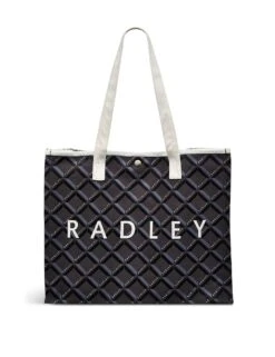 Radley Canvas Geometric Tote Bag -Marksandspencer Sale Store canvas geometric tote bag 4