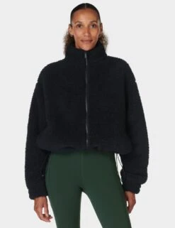 Sweaty Betty Canyon Funnel Neck Zip Fleece Jacket -Marksandspencer Sale Store canyon funnel neck zip fleece jacket 14