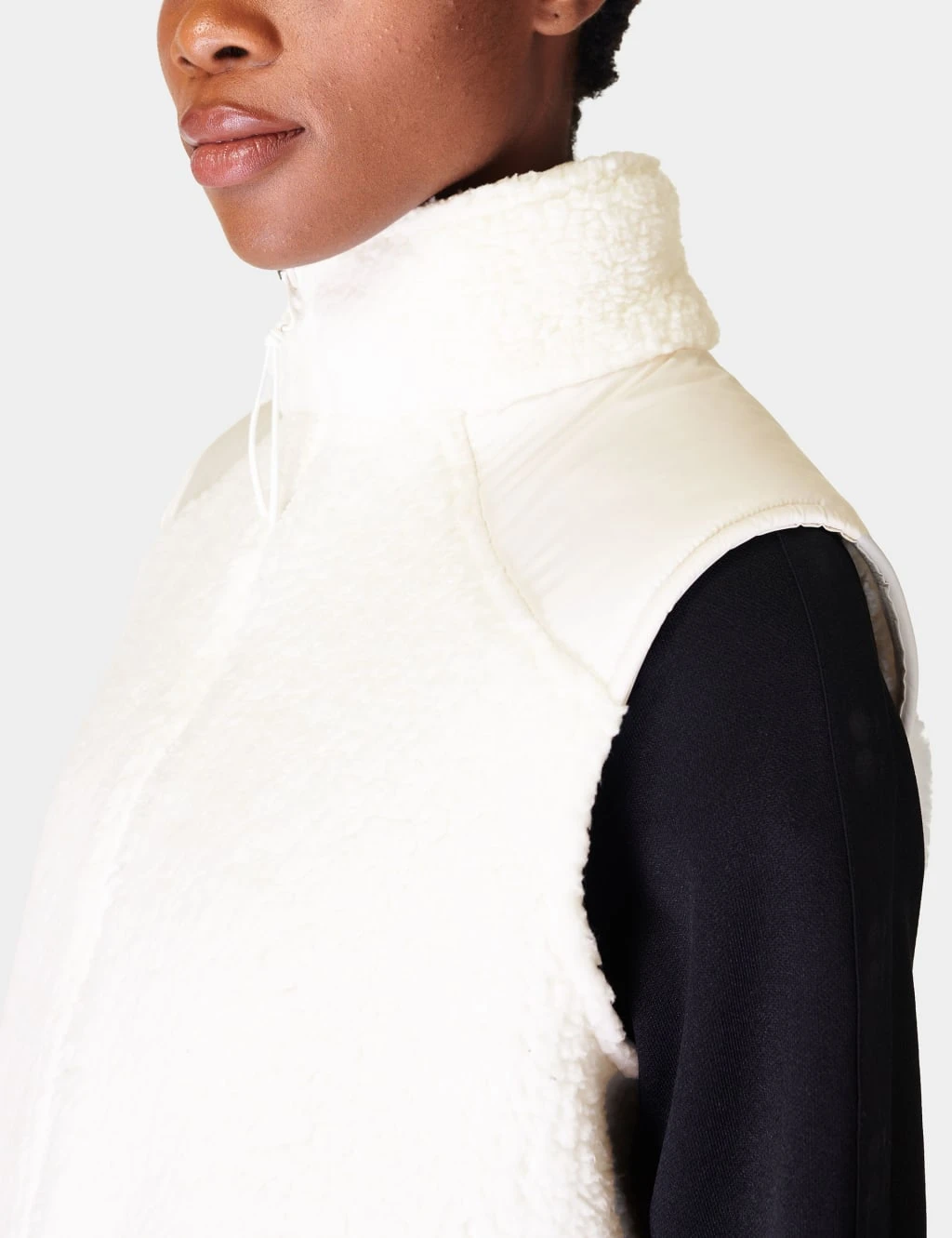 Sweaty Betty Canyon Zip Up Funnel Neck Fleece Gilet 14 Sweaty Betty Canyon Zip Up Funnel Neck Fleece Gilet - Image 14