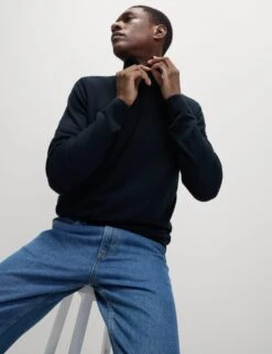 Cashmilon™ High Neck Half Zip Jumper -Marksandspencer Sale Store cashmilon high neck half zip jumper 10