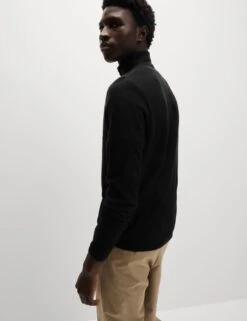 Cashmilon™ High Neck Half Zip Jumper -Marksandspencer Sale Store cashmilon high neck half zip jumper 5