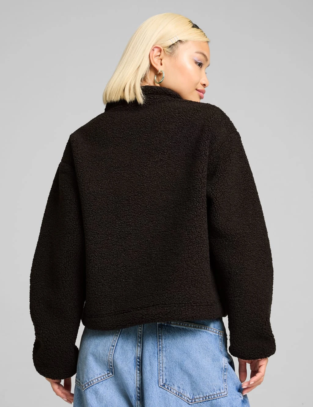 Puma Classics Winterized Fleece Half Zip Sweatshirt 15 Puma Classics Winterized Fleece Half Zip Sweatshirt - Image 15