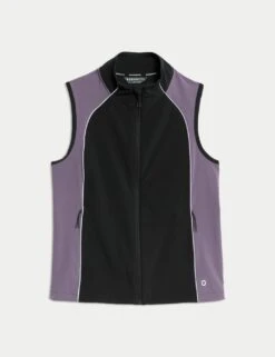 Colour Block Cropped Gilet -Marksandspencer Sale Store colour block cropped gilet 7