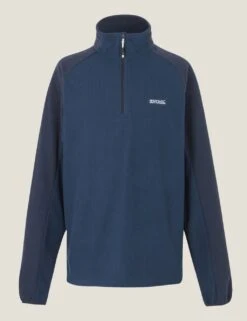 Regatta Colour Block Funnel Neck Half Zip Jumper -Marksandspencer Sale Store colour block funnel neck half zip jumper 10