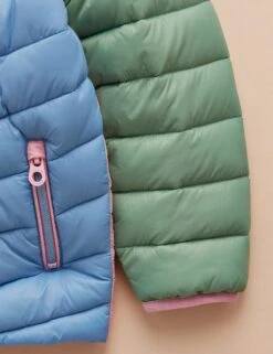 Joules Colour Block Showerproof Padded Coat (3-11 Yrs) -Marksandspencer Sale Store colour block showerproof padded coat 3 11 yrs 1 7
