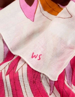 WHITE STUFF Cotton Blend Bird Print Scarf -Marksandspencer Sale Store cotton blend bird print scarf 3