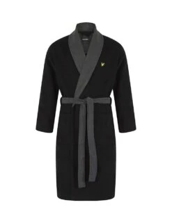 Lyle & Scott Cotton Blend Dressing Gown -Marksandspencer Sale Store cotton blend dressing gown 5