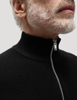 Cotton Blend Funnel Neck Zip Up Jumper -Marksandspencer Sale Store cotton blend funnel neck zip up jumper 10