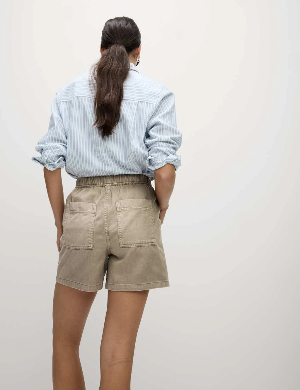 Cotton Blend Garment Dye Shorts 17 Cotton Blend Garment Dye Shorts - Image 17