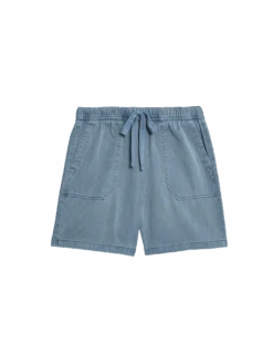 Cotton Blend Garment Dye Shorts 25 Cotton Blend Garment Dye Shorts -Marksandspencer Sale Store cotton blend garment dye shorts