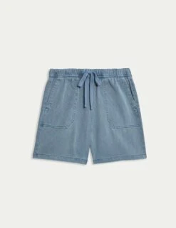 Cotton Blend Garment Dye Shorts 23 Cotton Blend Garment Dye Shorts -Marksandspencer Sale Store cotton blend garment dye shorts 5