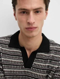 Cotton Blend Knitted Polo Shirt 31 Cotton Blend Knitted Polo Shirt -Marksandspencer Sale Store cotton blend knitted polo shirt 11