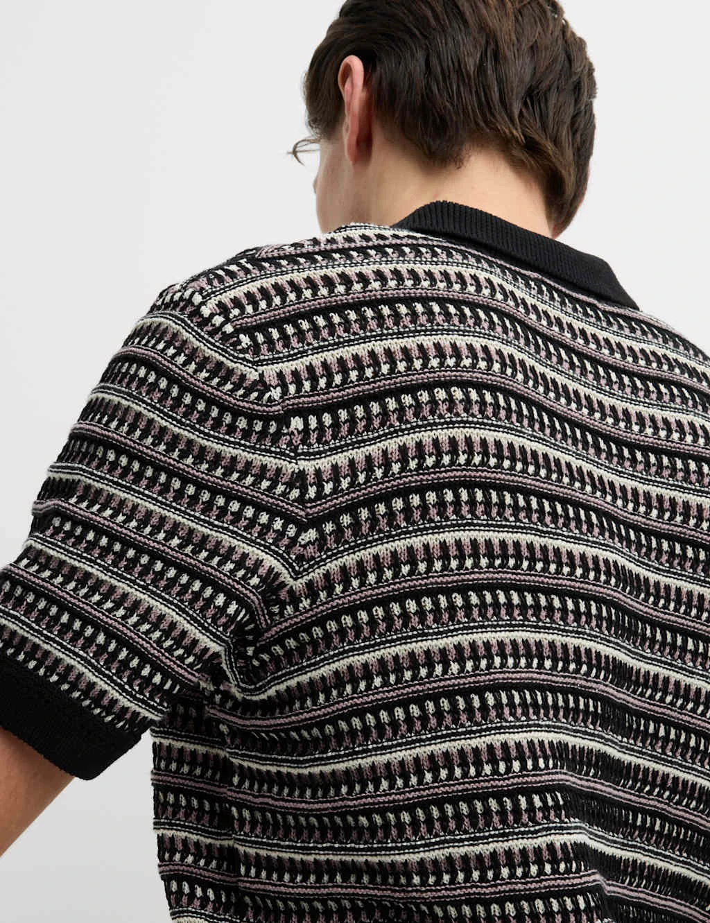 Cotton Blend Knitted Polo Shirt 8 Cotton Blend Knitted Polo Shirt - Image 8