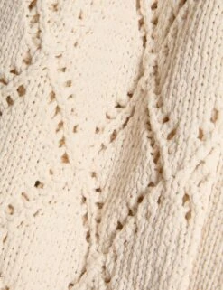 Cotton Blend Open Stitch Cropped Cardigan -Marksandspencer Sale Store cotton blend open stitch cropped cardigan 14