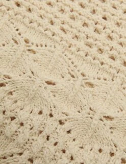 Cotton Blend Pointelle V-Neck Button Front Cardigan -Marksandspencer Sale Store cotton blend pointelle v neck button front cardigan 9