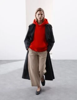 Cotton Blend Relaxed Hoodie -Marksandspencer Sale Store cotton blend relaxed hoodie 15