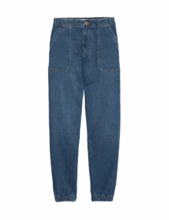 Cotton Blend Slim Fit Joggers -Marksandspencer Sale Store cotton blend slim fit joggers 1