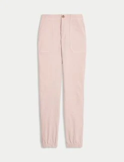 Cotton Blend Slim Fit Joggers -Marksandspencer Sale Store cotton blend slim fit joggers 17