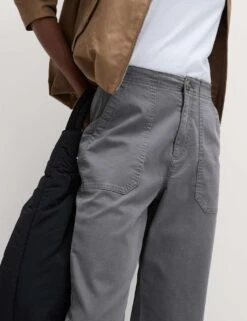 Cotton Blend Slim Fit Joggers -Marksandspencer Sale Store cotton blend slim fit joggers 8