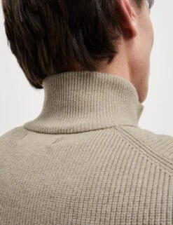 Cotton Blend Half Up Ribbed Jumper -Marksandspencer Sale Store cotton blend zip up ribbed jumper 8
