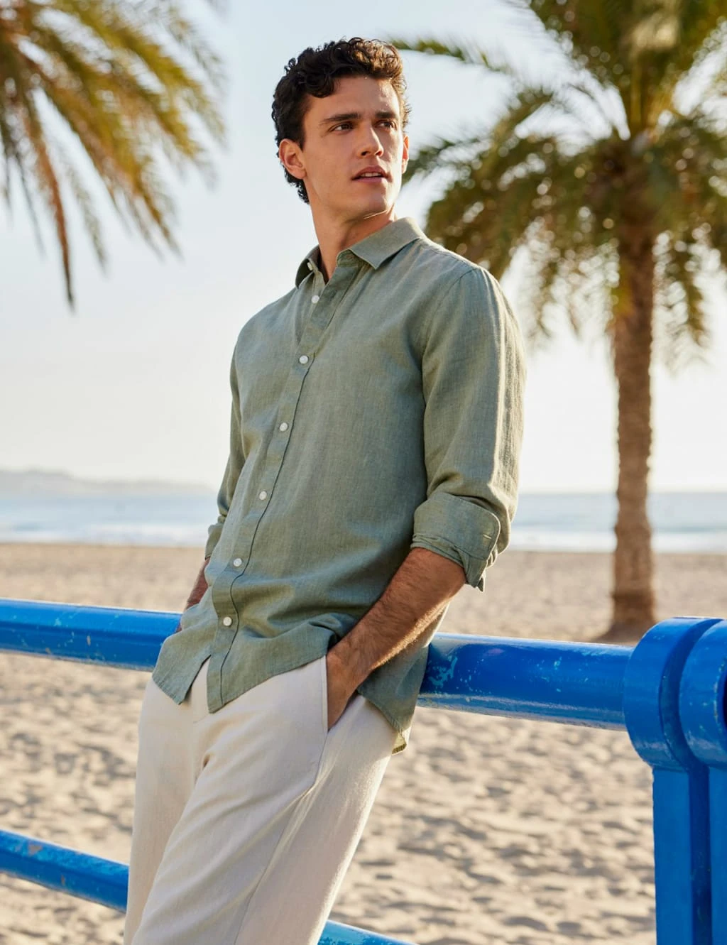 Only & Sons Cotton Linen Blend Slim Fit Shirt 15 Only & Sons Cotton Linen Blend Slim Fit Shirt - Image 15